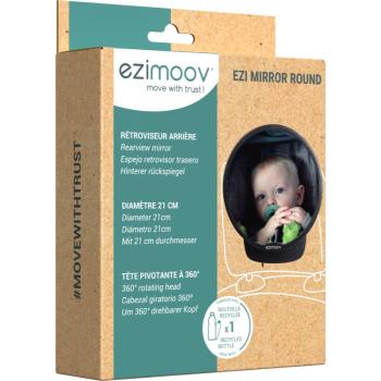 Ezimoov EZI MIRROR ROUND Eco friendly zrkadielko do auta 19 cm 1 ks