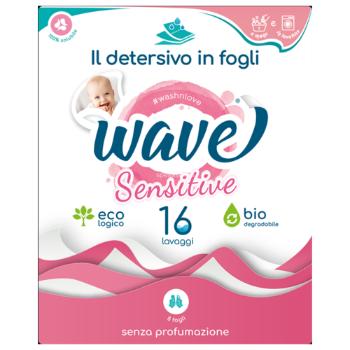 Wave Pracie prúžky na 16 praní Sensitive, jemná vôňa 