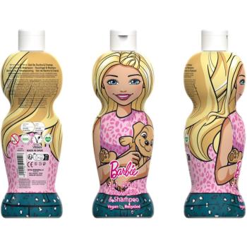 Barbie 2in1 jemný sprchový gél a šampón pre deti 400 ml