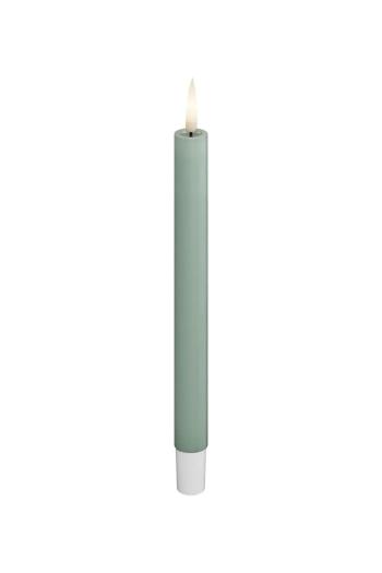 Súprava led sviečok Deluxe Homeart 2,2 x 15 cm 2-pak zelená farba
