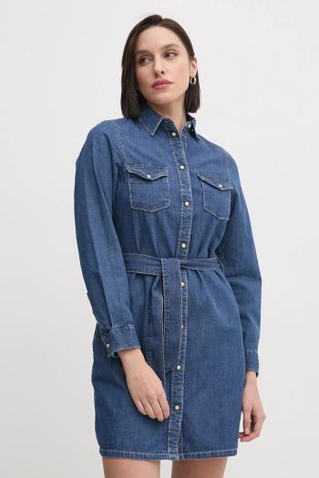 Rifľové šaty Pepe Jeans REGULAR DENIM DRESS mini, rovný strih, PL953581HX6