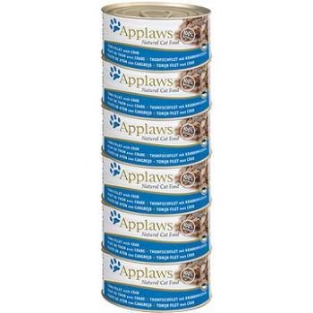 Applaws konzerva Cat Jelly Tuniak s krabom 6 × 156 g (5060481899635)