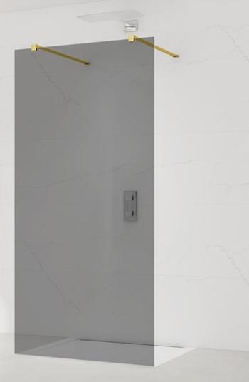 Sprchová zástena Walk-in 140 cm SAT vo farbe profilu zlatá SATBWI140KSZAVZ