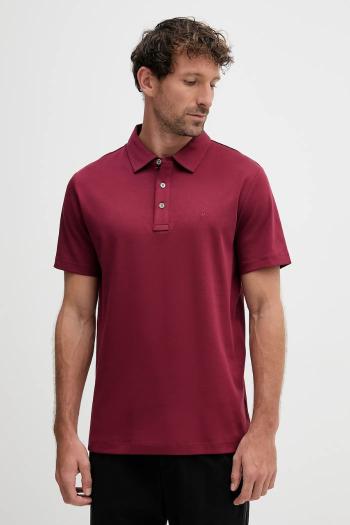 Bavlnené polo tričko Michael Kors šedá farba, melanžová