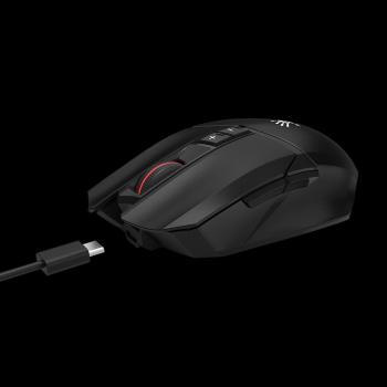 A4tech Bloody Myš R36 Ultra, bezdrôtová herná myš, 12000 DPI, USB, Čierna
