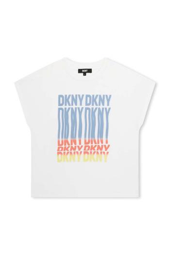 Detské tričko Dkny biela farba
