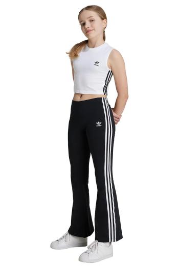 Detské tepláky adidas Originals FLAI LEGGINGS čierna farba, s nášivkou, IY9785