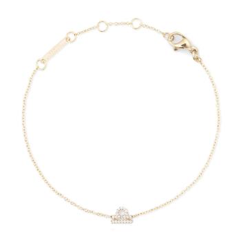 Daniel Wellington Pozlátený retiazkový náramok znamenia Váhy Crystal Zodiac DW00400913