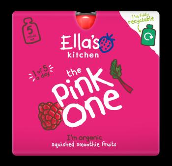 ELLA'S KITCHEN BIO Pink One ovocné smoothie s dračím ovocím 5 x 90 g