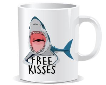 Hrnek Premium shark free kisses