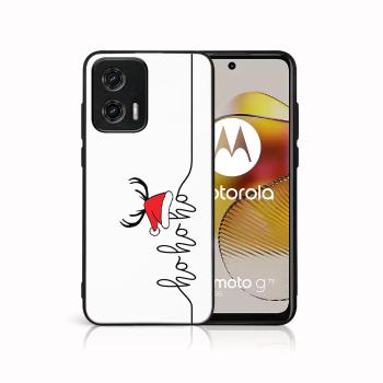 MY ART Kryt s vianočným dizajnom Motorola Moto G73 5G HOHOHO (073)