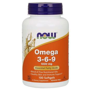 NOW Foods Omega 3-6-9 1000 mg