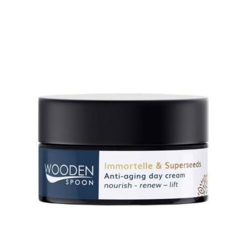 WOODENSPOON Denný anti-age krém so slamienkou a supersemienkami 50 ml