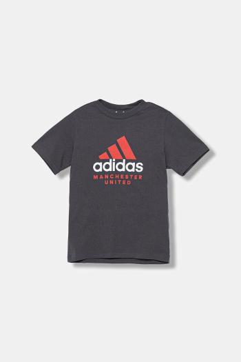 Detské tričko adidas Performance Manchester United tmavomodrá farba, s potlačou, IT4204