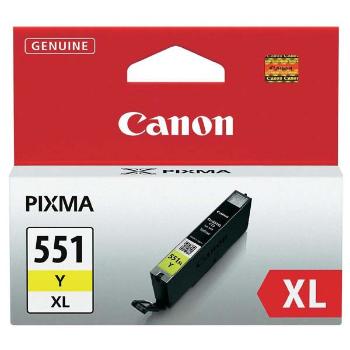 CANON CLI-551-XL Y - originálna cartridge, žltá, 11ml