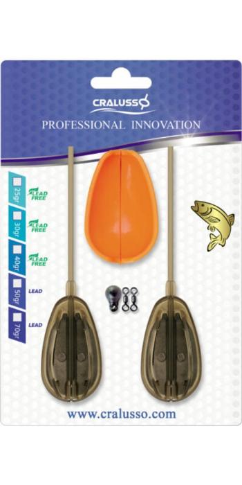 Cralusso Krmítka Rocket Method basket set 2+1 50g,Cralusso Krmítka Rocket Method basket set 2+1 50g