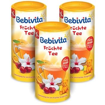 BEBIVITA Ovocný čaj 3× 200 g (9007253103718)