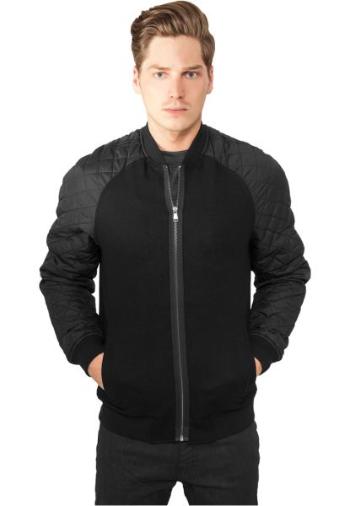 Urban Classics Diamond Nylon Wool Jacket blk/blk - S