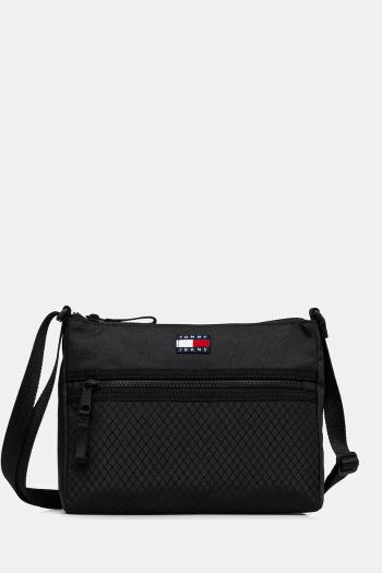 Malá taška Tommy Jeans čierna farba, AM0AM13398