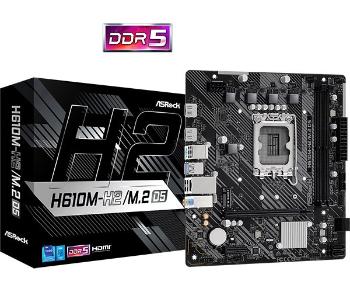 ASRock MB Sc LGA1700 H610M-H2/M.2 D5, Intel H610, 2xDDR5, 2xHDMI, mATX