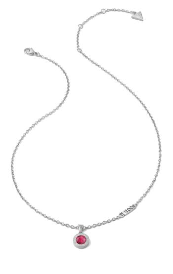 Guess Moderný oceľový náhrdelník Color My Day JUBN02245JWRHPKT/U