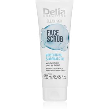 Delia Cosmetics Clean Skin hydratačný pleťový peeling 250 ml