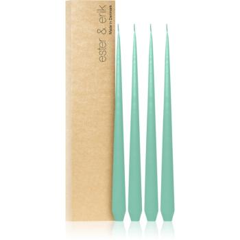 ester & erik taper candle cool mint (no. 55) dekoratívna sviečka 4x32 cm