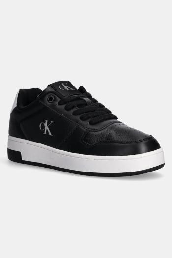Tenisky Calvin Klein Jeans BASKET CUPSOLE LOW MG čierna farba, YW0YW01765