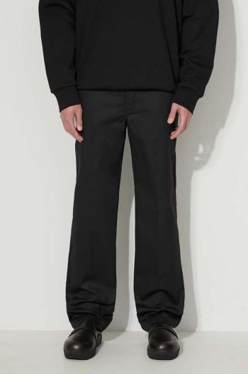 Nohavice Dickies 873.BLK-BLACK, čierna farba, priliehavé