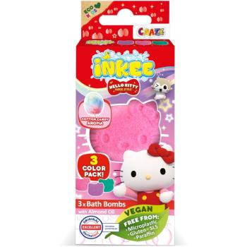 Hello Kitty Bath bomba do kúpeľa 3x15 g