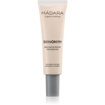 Mádara Skinonym Semi-Matte Peptide dlhotrvajúci make-up s peptidmi odtieň Porcelain 10 30 ml