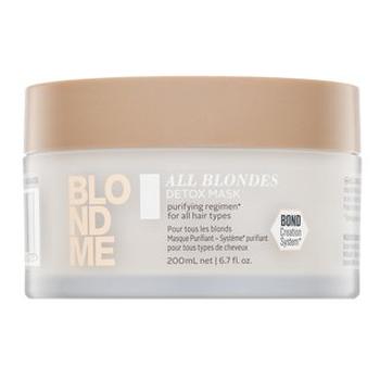 Schwarzkopf Professional BlondMe All Blondes Detox Mask posilňujúca maska pre blond vlasy 200 ml