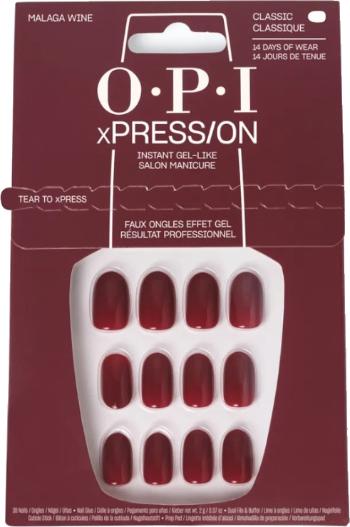 OPI Gélové nechty xPRESS/ON (Press On Nails – Malaga Wine)