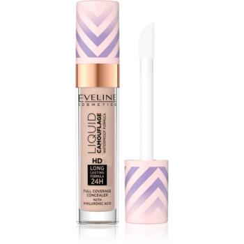 Eveline Cosmetics Liquid Camouflage vodeodolný korektor s kyselinou hyalurónovou odtieň 05 Light Sand 7,5 ml