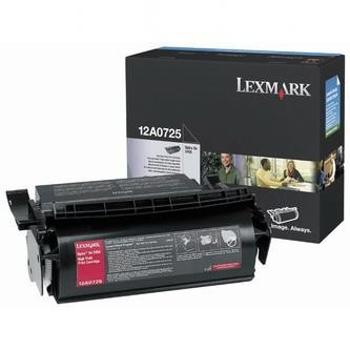 Lexmark 12A0725 čierný (black) originálny toner