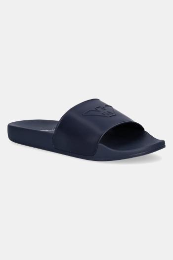 Detské šľapky Emporio Armani tmavomodrá farba, XYPS09 XOZ24