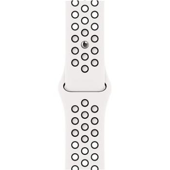 Apple Watch 41 mm snehobielo-čierny športový remienok Nike (MPGK3ZM/A)
