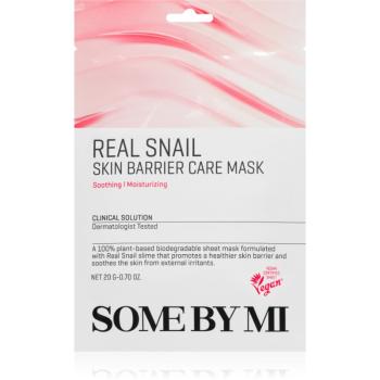 Some By Mi Clinical Solution Snail Skin Barrier Care Mask posilňujúca plátienková maska pre regeneráciu a obnovu pleti 20 g