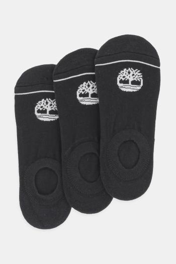 Ponožky Timberland 3-pak čierna farba, TB0A6BJU0011