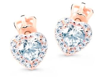 Cutie Jewellery Nežné náušnice s trblietavými zirkónmi Z8015-30-X-4 číra