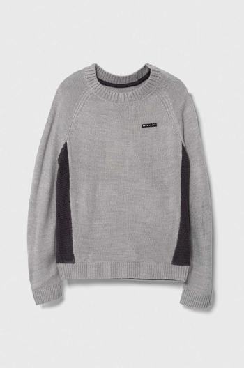 Detský sveter Pepe Jeans šedá farba, tenký