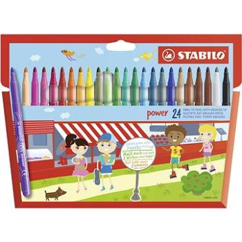 STABILO power, 24 ks, puzdro (3168070280245)