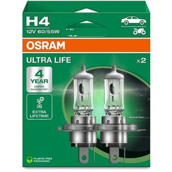 OSRAM Ultra Life H4 60/55W P43t 2ks (64193ULT-HCB)