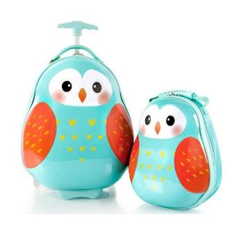 Heys Travel Tots Lightweight Kids Owl – súprava batoha a kufra