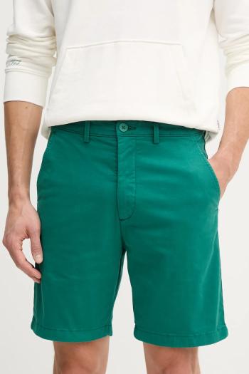 Šortky Pepe Jeans REGULAR CHINO SHORT pánske, zelená farba, PM801181