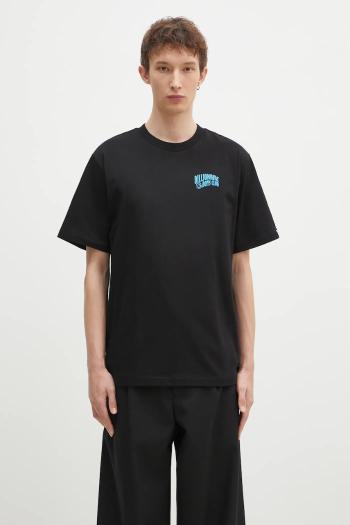 Bavlnené tričko Billionaire Boys Club Small Arch Logo Highlight pánske, čierna farba, s potlačou, BC008