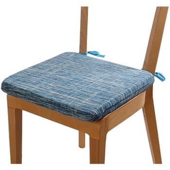 Sedák Dekotex Melange 40 × 40 cm so šnúrkami – modrý melír (12-001-0304)