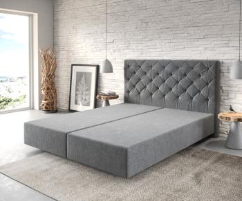 Boxspring posteľ Dream-Great 160x200 cm z mikrovlákna antracit