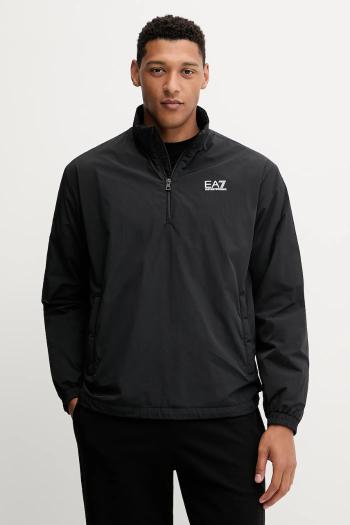 Bunda EA7 Emporio Armani čierna farba, prechodná, AF13190.7M000789