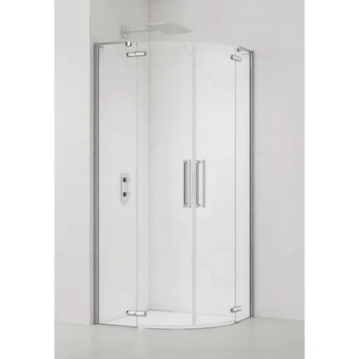 Sprchový kút štvrťkruh 90x90 cm SAT TGD NEW SATTGS90CRT